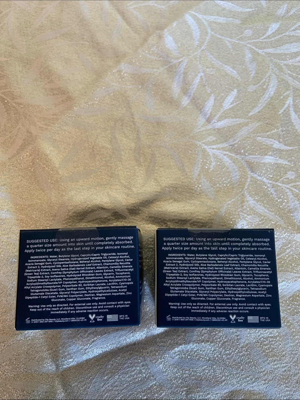 City Beauty Multi-Action Sculpting Cream Sealed Boxes New Set of 2